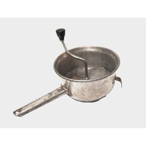 Vintage Foley Food Mill 7" No. 101 Stainless Steel 2 Qt Ricer Strainer Canning